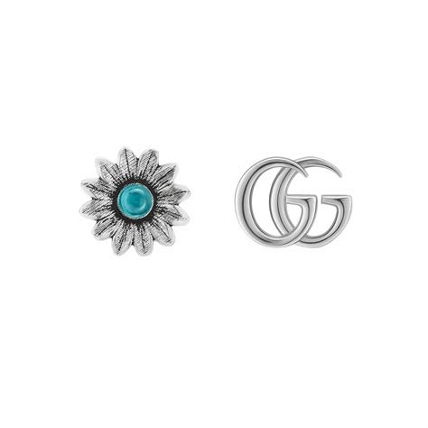 gucci double g earrings silver|Gucci earrings interlocking g.